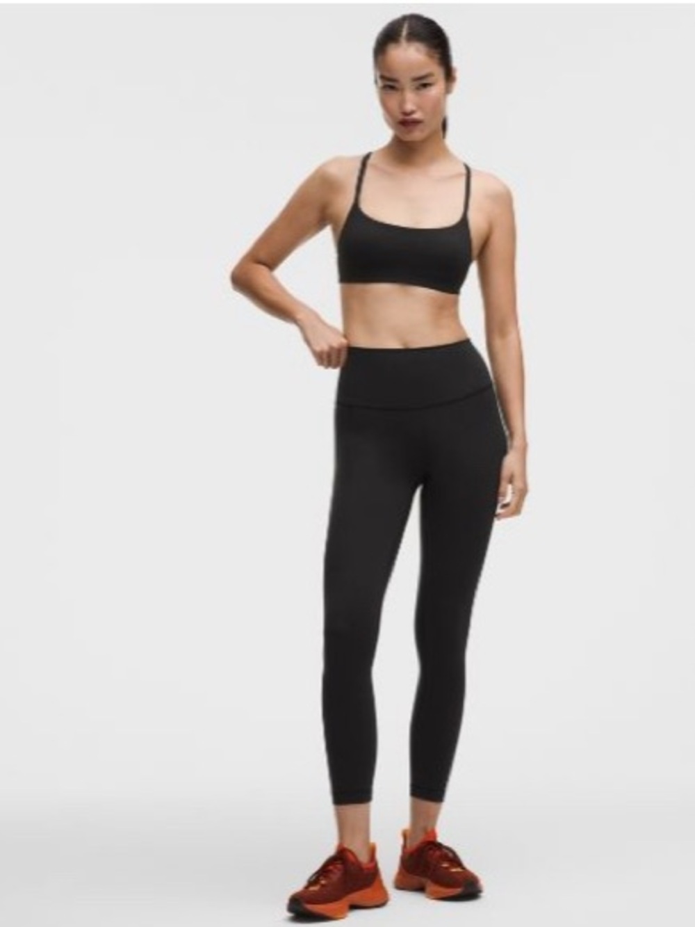 lululemon Wunder Train 25in Size:4 Black